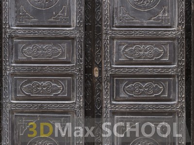 Текстуры средневековых дверей с мавританским узором - 18