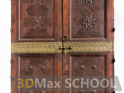 Текстуры средневековых дверей с мавританским узором - 22