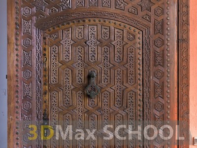 Текстуры средневековых дверей с мавританским узором - 23