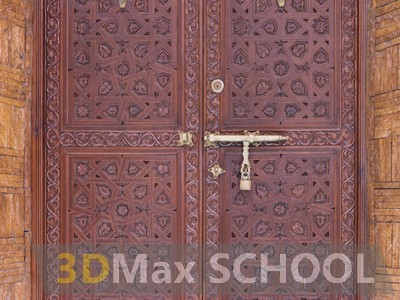 Текстуры средневековых дверей с мавританским узором - 24
