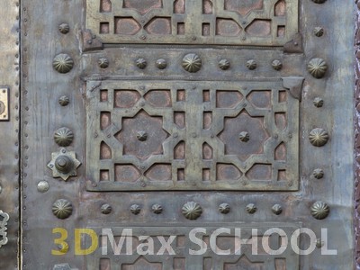 Текстуры средневековых дверей с мавританским узором - 26