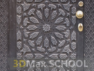 Текстуры средневековых дверей с мавританским узором - 27