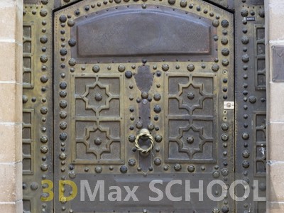 Текстуры средневековых дверей с мавританским узором - 32
