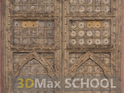 Текстуры средневековых дверей с мавританским узором - 33