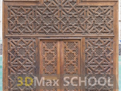 Текстуры средневековых дверей с мавританским узором - 35