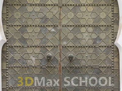 Текстуры средневековых дверей с мавританским узором - 4