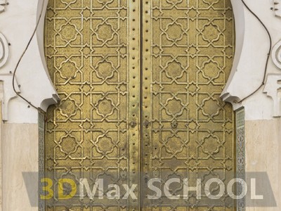 Текстуры средневековых дверей с мавританским узором - 5