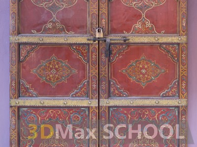 Текстуры средневековых дверей с мавританским узором - 8