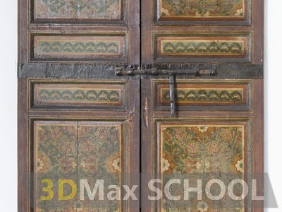 Текстуры средневековых дверей с мавританским узором - 9