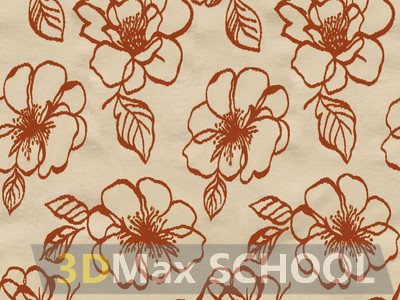 Текстуры ткани с цветами - 56