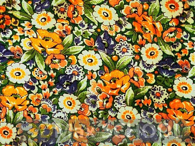 Текстуры ткани с цветами - 82
