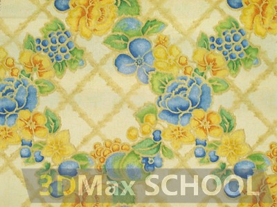 Текстуры ткани с цветами - 96