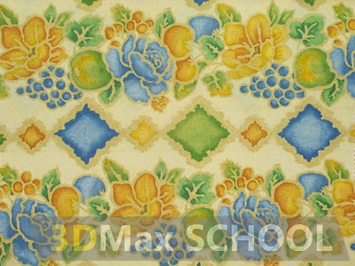 Текстуры ткани с цветами - 99