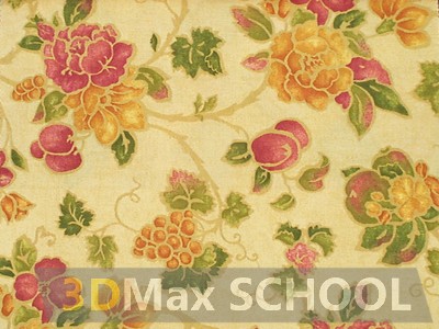Текстуры ткани с цветами - 110
