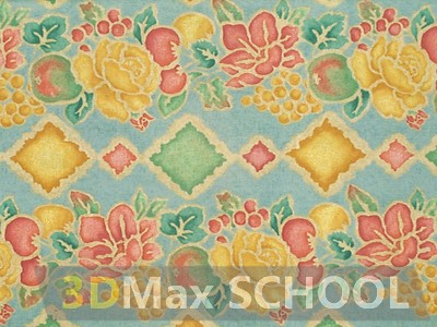 Текстуры ткани с цветами - 117