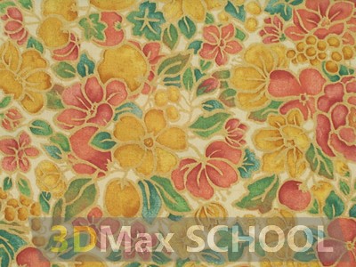 Текстуры ткани с цветами - 118