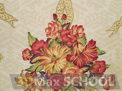 Текстуры ткани с цветами - 119