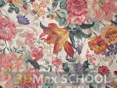 Текстуры ткани с цветами - 135