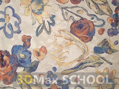 Текстуры ткани с цветами - 138