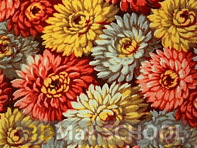 Текстуры ткани с цветами - 140