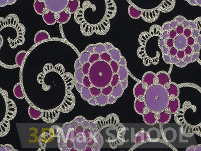 Текстуры ткани с цветами - 146