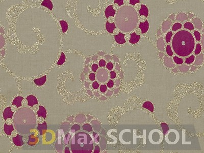 Текстуры ткани с цветами - 147