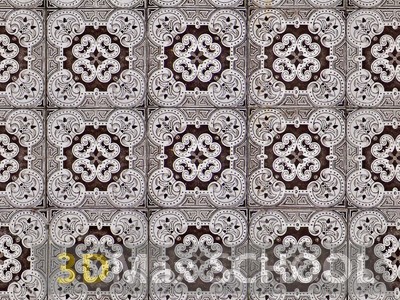Текстуры кафельной плитки с орнаментом - 9